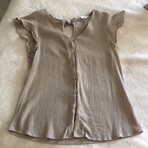 Taupe blouse
